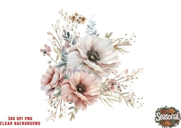 Download Watercolor Floral Bouquet PNG - Watercolor floral bouquet Collection