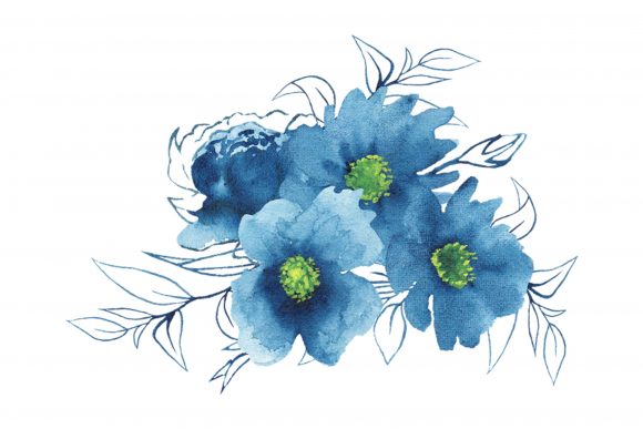Download Beautiful Watercolor Floral Bouquet - Premium Resources