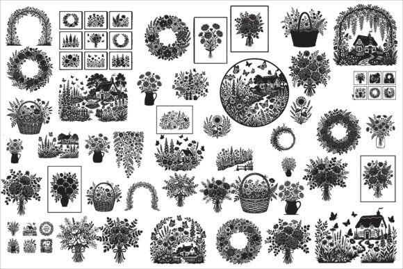 Download Charming Cottagecore Floral Wall Art - Wall art Collection