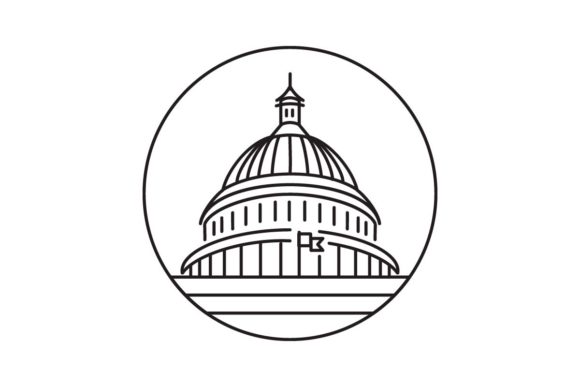 Download Capitol Building Line Art - Premium Resources