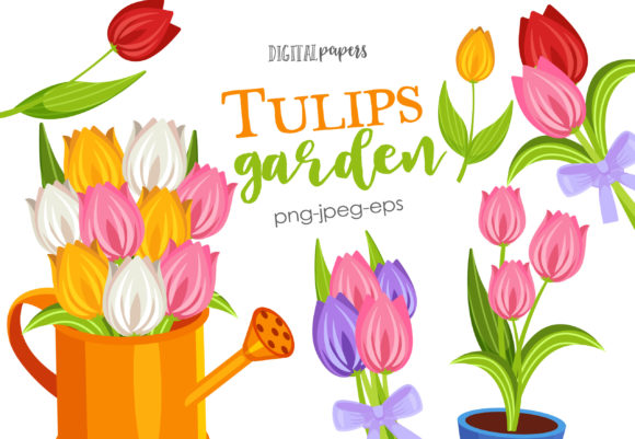 Download Tulips Garden - Tulips Collection