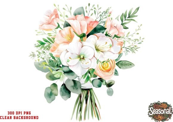 Download Watercolor Floral Bouquet PNG - Watercolor floral bouquet Collection